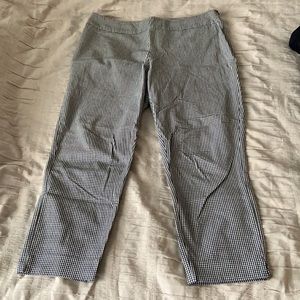 Gingham capris